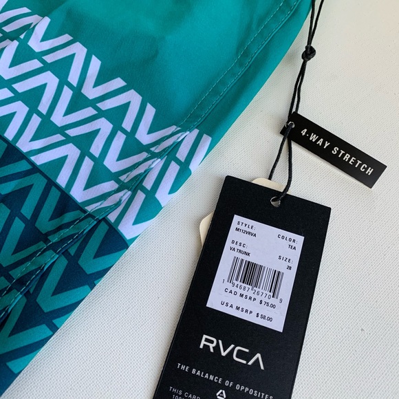 🌴RVCA 19” Printed Boardshorts🌴 - Picture 4 of 4